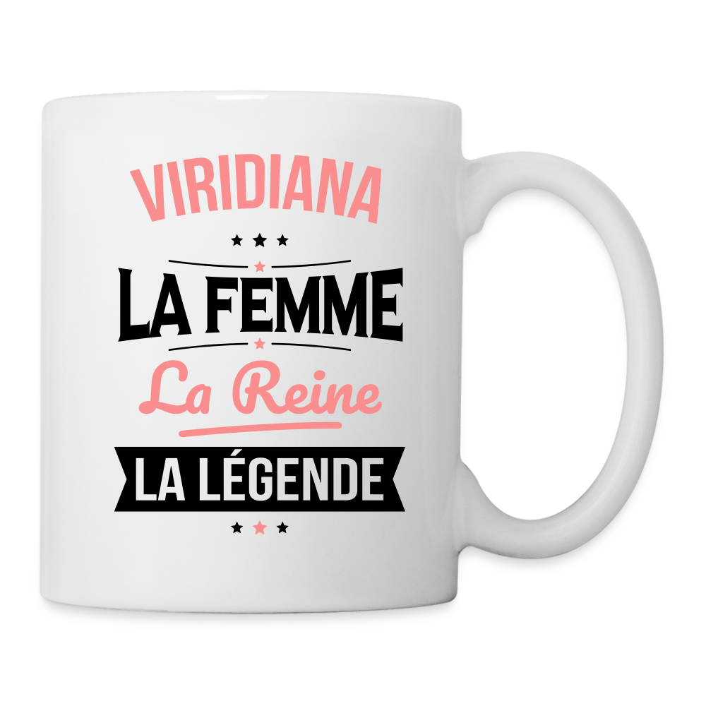 Mug blanc - Viridiana - la Femme - la Reine - la Légende - blanc