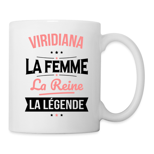 Mug blanc - Viridiana - la Femme - la Reine - la Légende - blanc