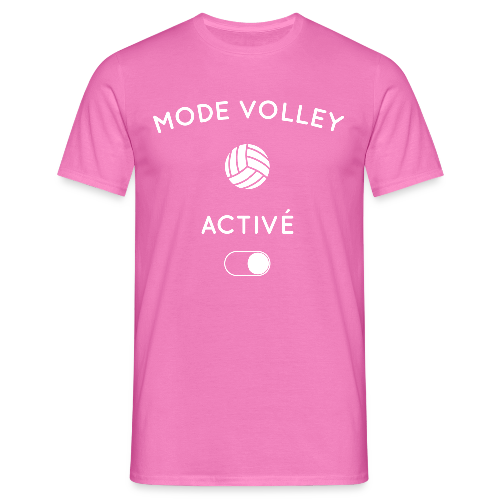 T-shirt Homme - Mode volley activé - rose