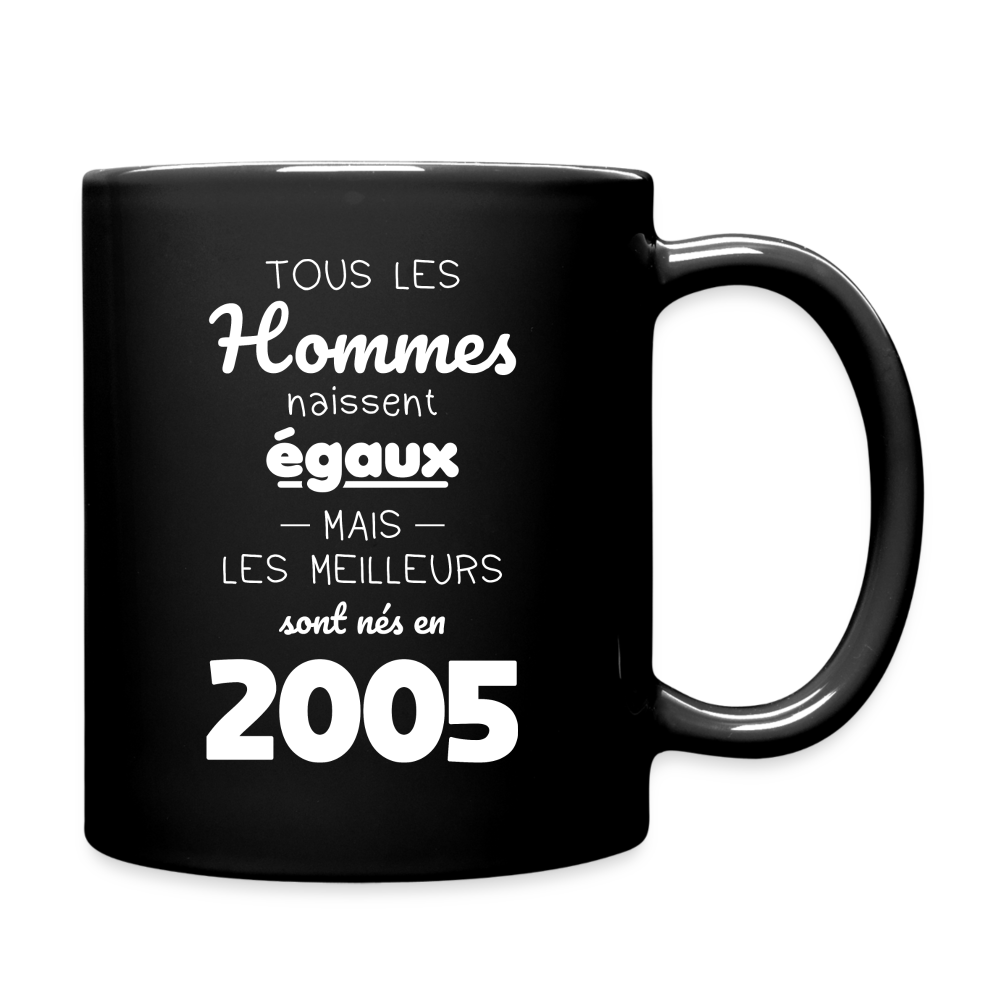 Mug uni - Anniversaire 20 Ans - Les meilleurs sont nés en 2005 - noir