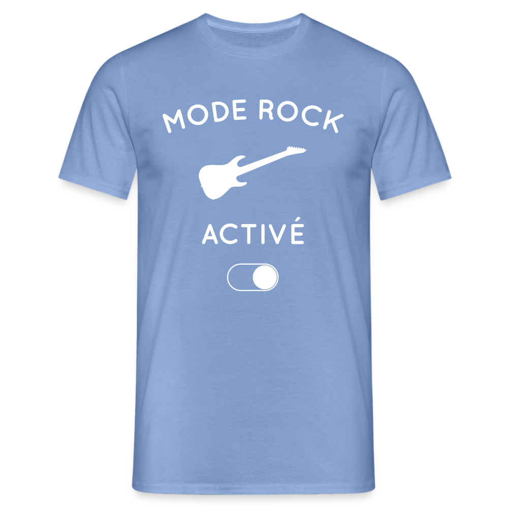 T-shirt Homme - Mode rock activé - carolina blue