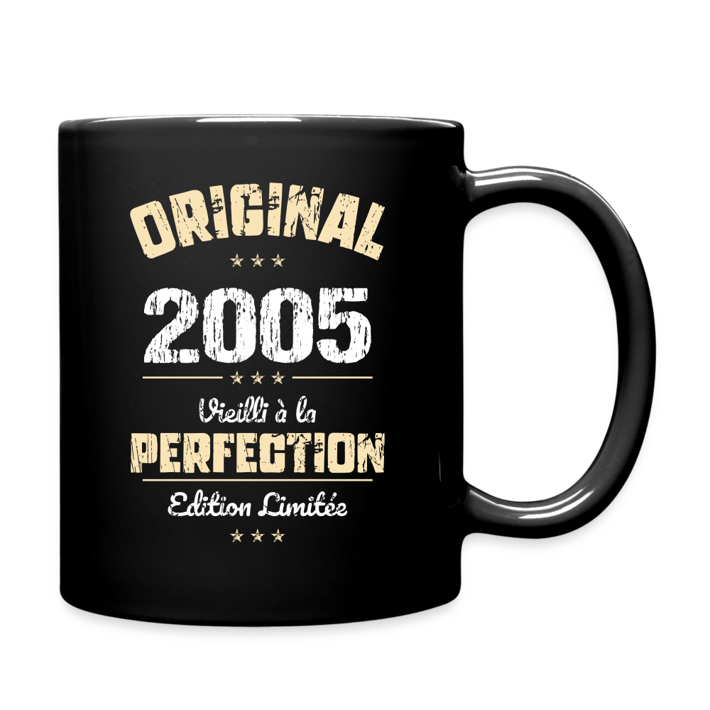 Mug uni - Anniversaire 20 Ans - Original 2005 - noir