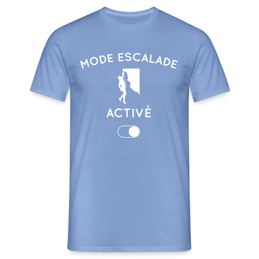 T-shirt Homme - Mode escalade activé - carolina blue