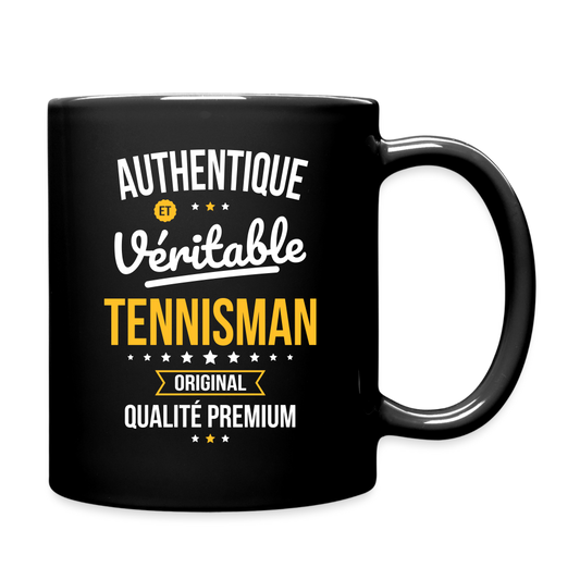 Mug uni - Authentique et véritable Tennisman - noir