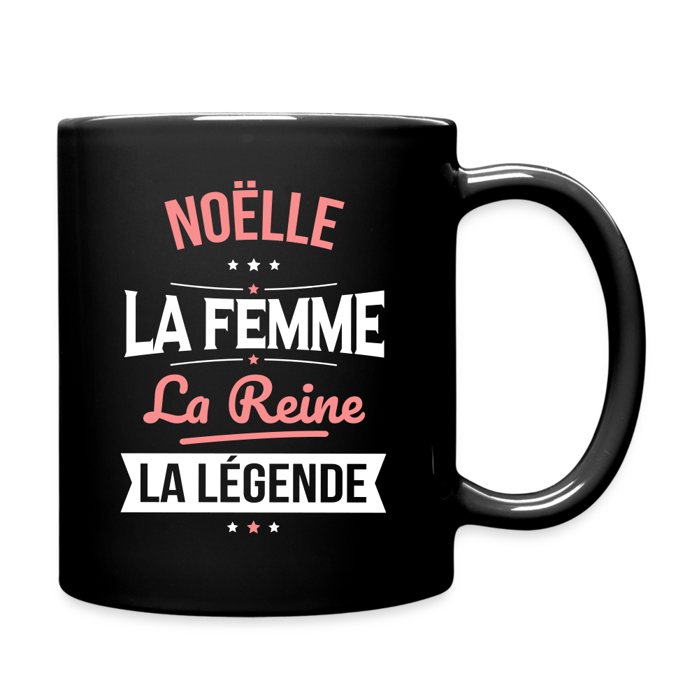 Mug uni - Noëlle - la Femme - la Reine - la Légende - noir