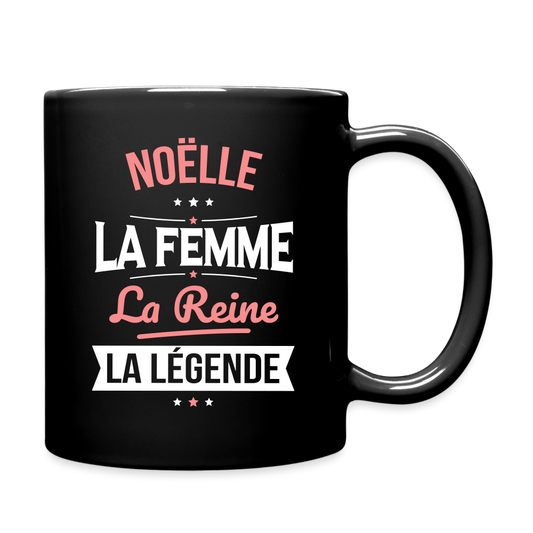 Mug uni - Noëlle - la Femme - la Reine - la Légende - noir