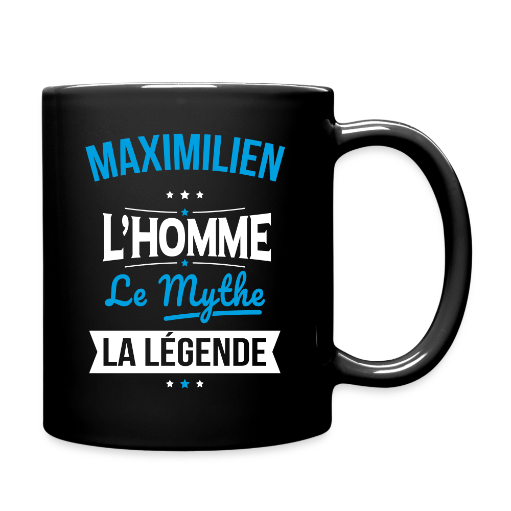 Mug uni - Maximilien - l'Homme - le Mythe - la Légende - noir