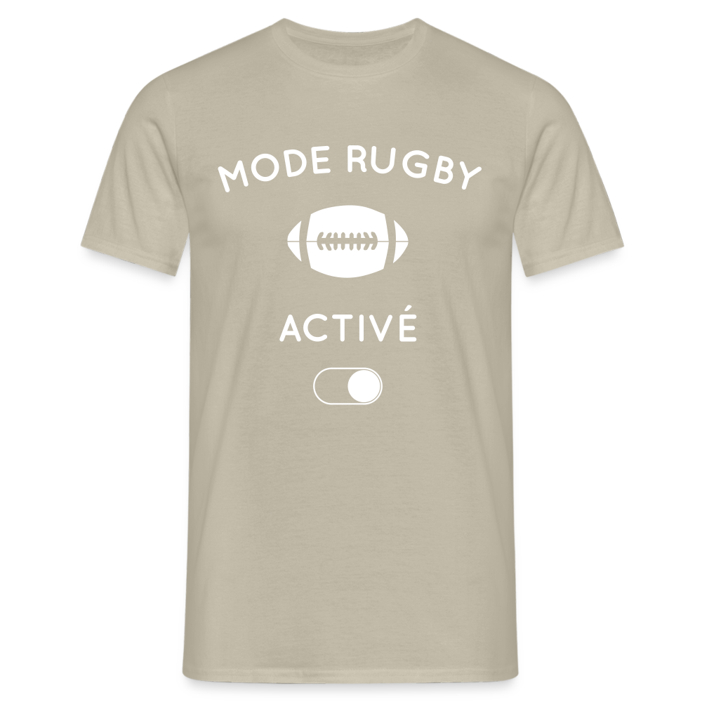 T-shirt Homme - Mode rugby activé - beige sable