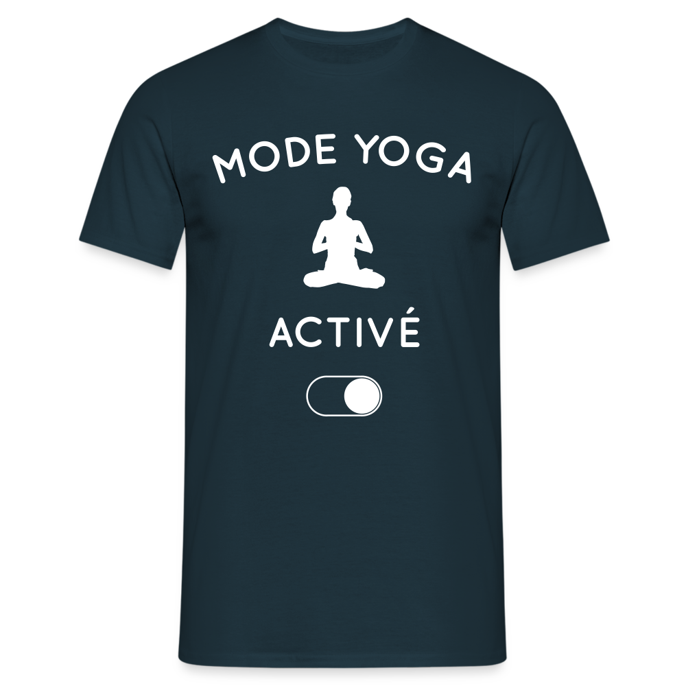 T-shirt Homme - Mode yoga activé - marine