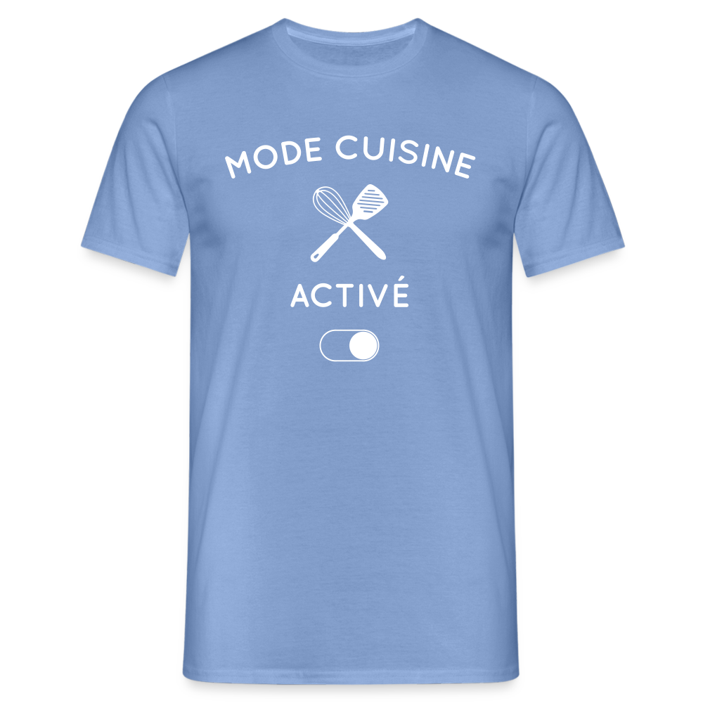 T-shirt Homme - Mode cuisine activé - carolina blue