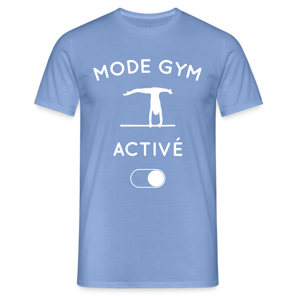 T-shirt Homme - Mode gym activé - carolina blue