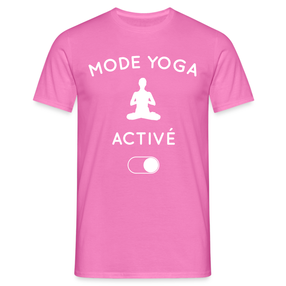 T-shirt Homme - Mode yoga activé - rose