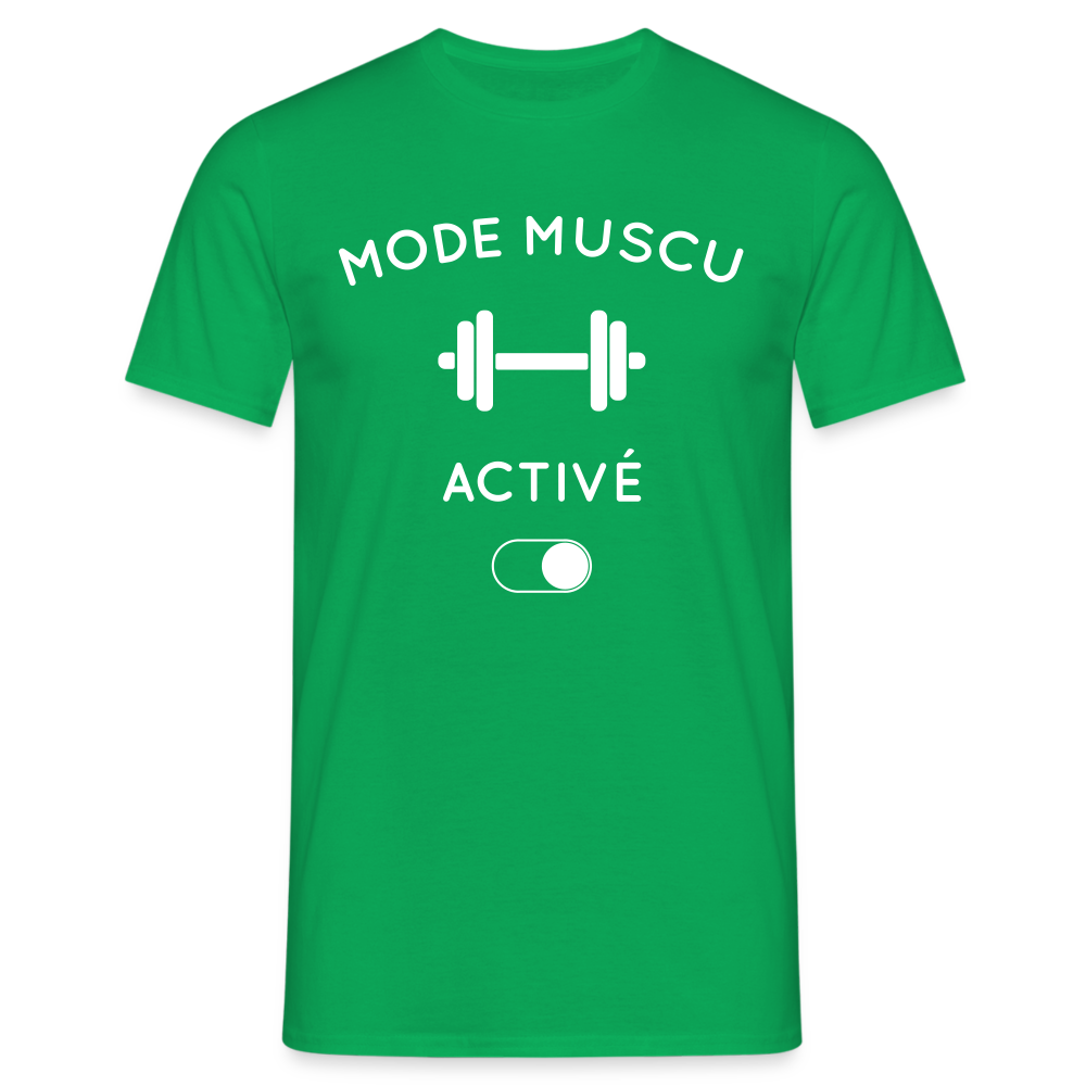 T-shirt Homme - Mode muscu activé - vert