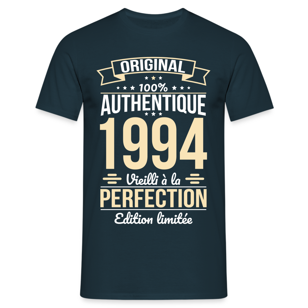 T-shirt Homme - Anniversaire 30 Ans - Original 1994 - marine