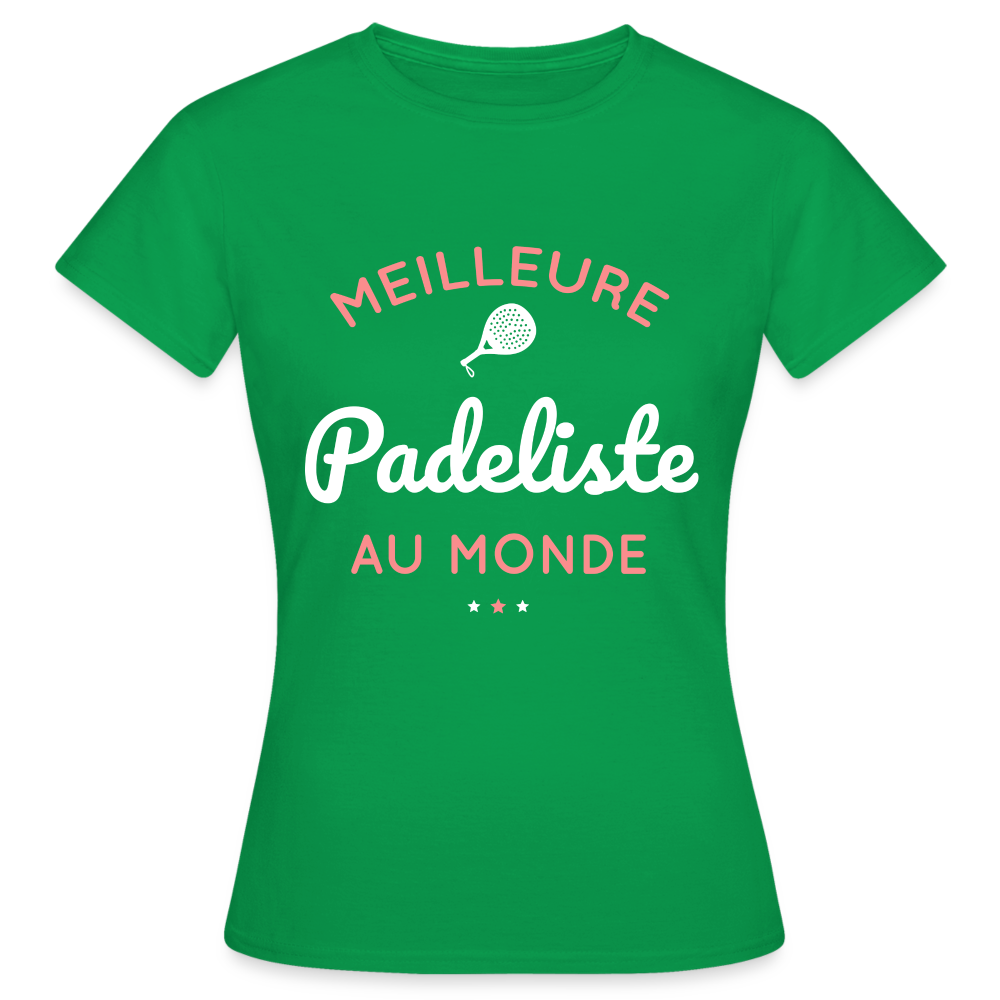 T-shirt Femme - Meilleure Padeliste Au Monde - vert