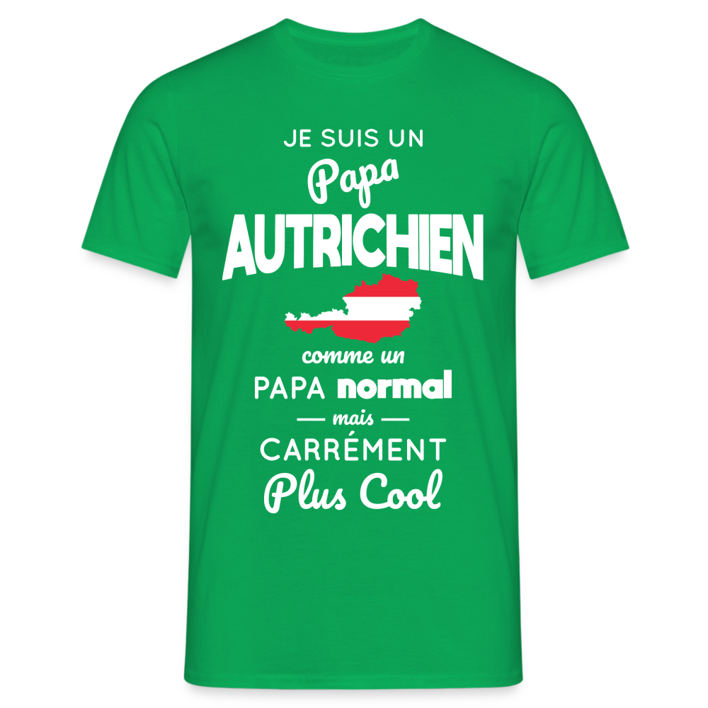 T-shirt Homme - Papa Autrichien Plus Cool - vert