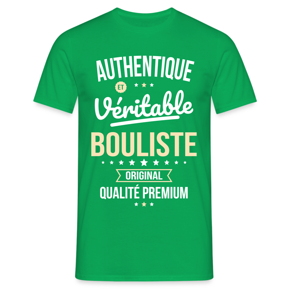 T-shirt Homme - Authentique et véritable Bouliste - vert