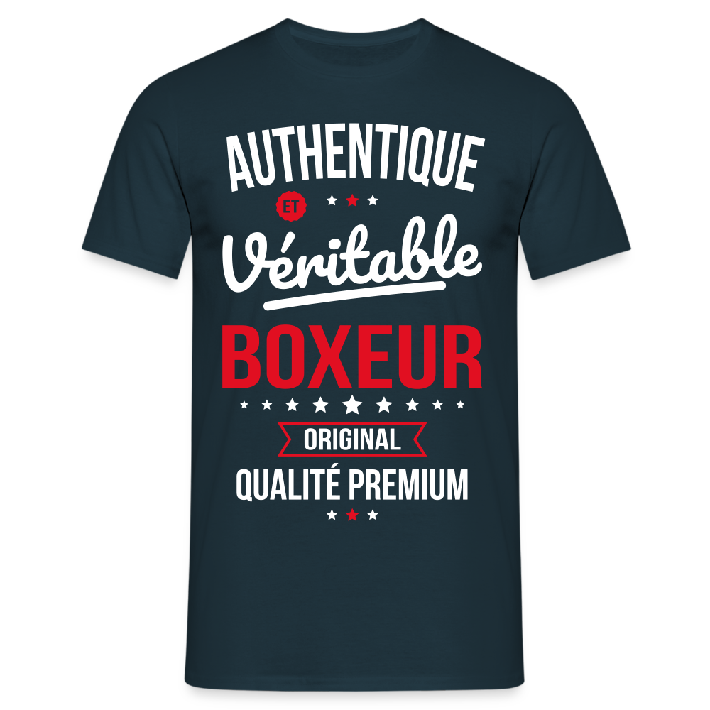 T-shirt Homme - Authentique et véritable Boxeur - marine