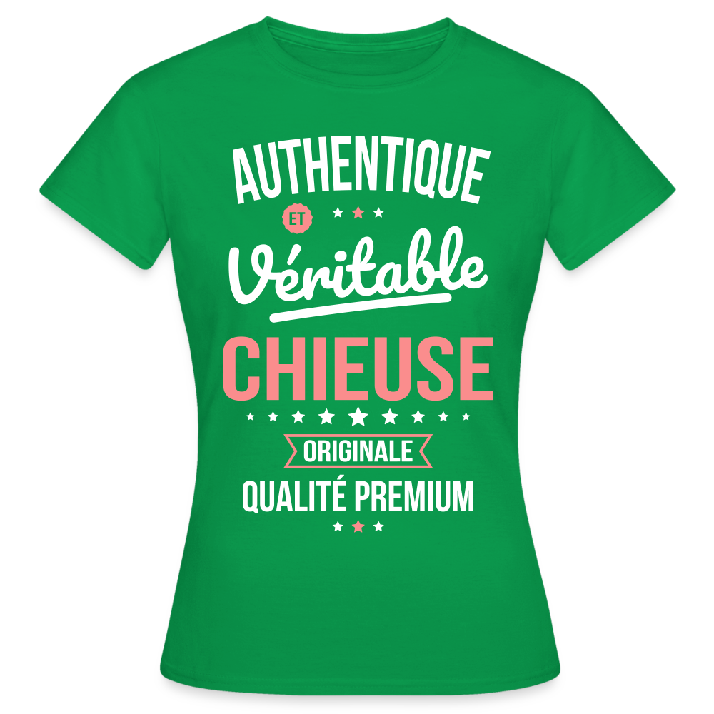 T-shirt Femme - Authentique et véritable Chieuse - vert