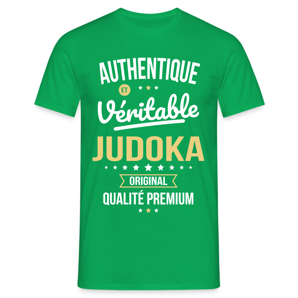 T-shirt Homme - Authentique et véritable Judoka - vert