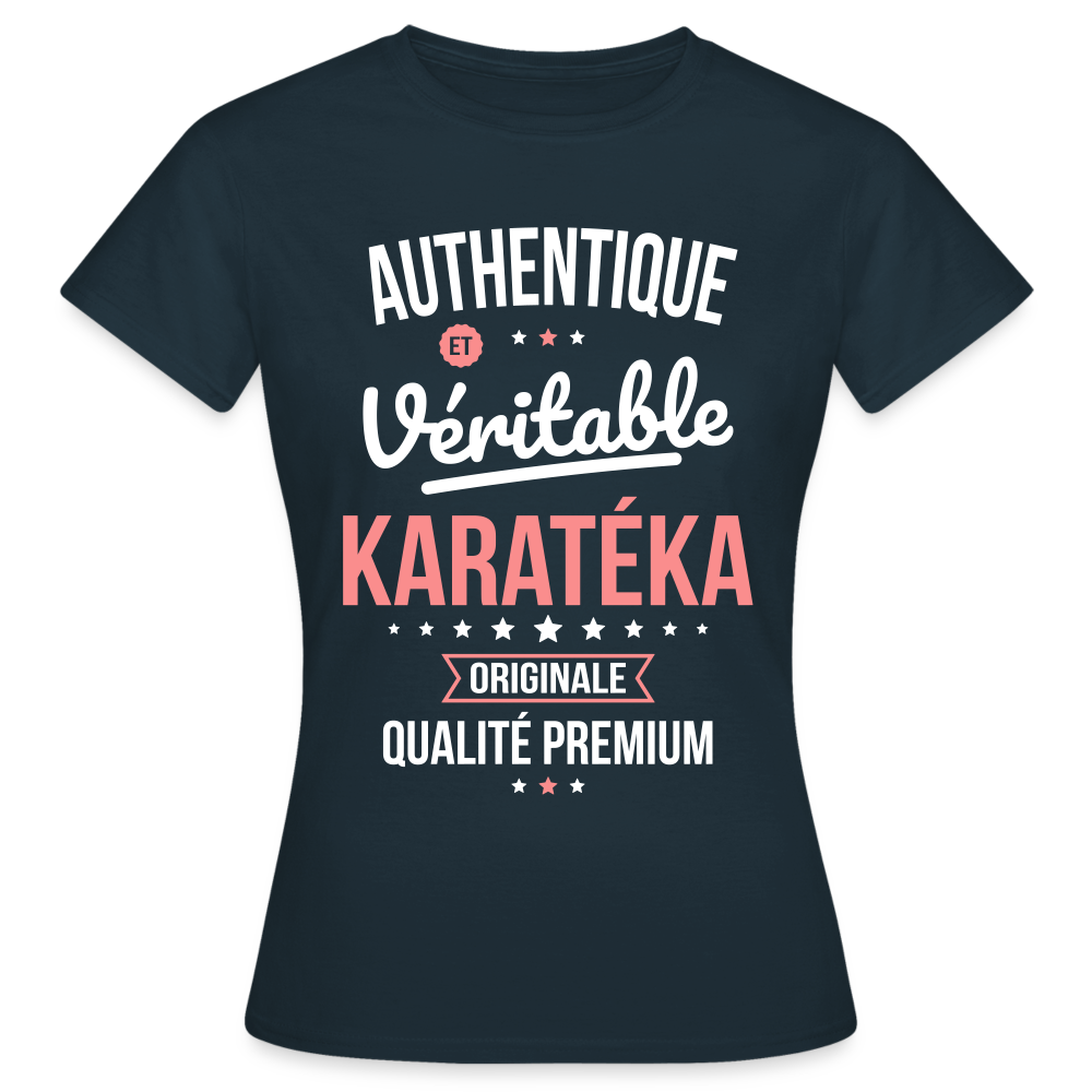 T-shirt Femme - Authentique et véritable Karatéka - marine