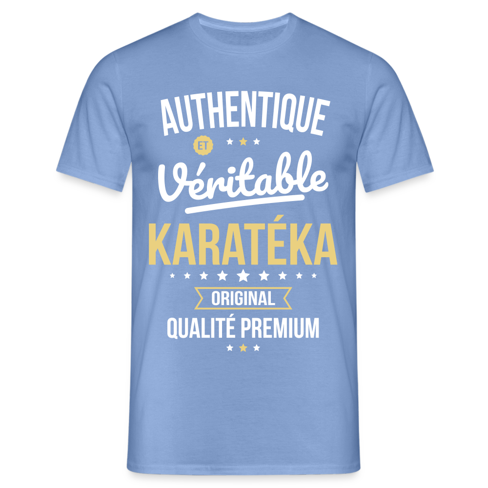 T-shirt Homme - Authentique et véritable Karatéka - carolina blue