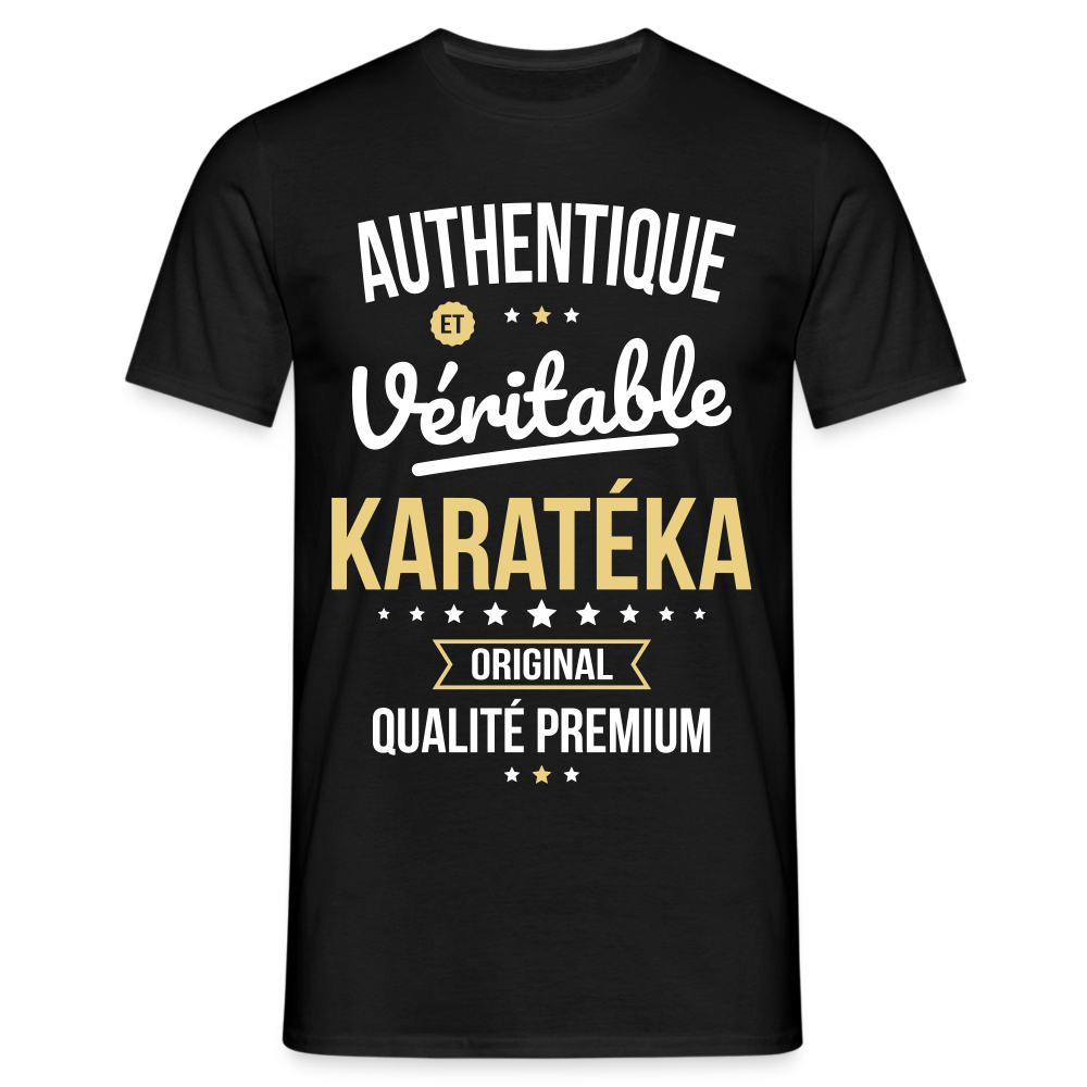 T-shirt Homme - Authentique et véritable Karatéka - noir