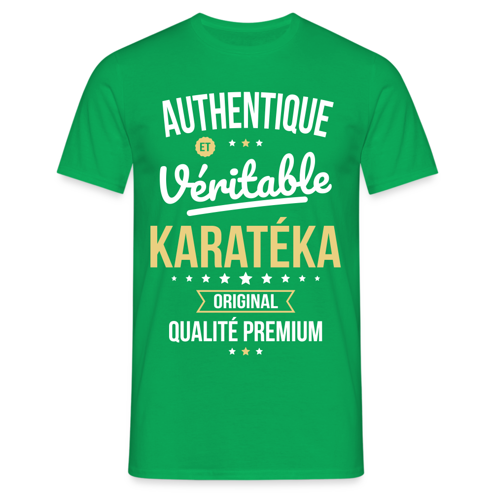 T-shirt Homme - Authentique et véritable Karatéka - vert