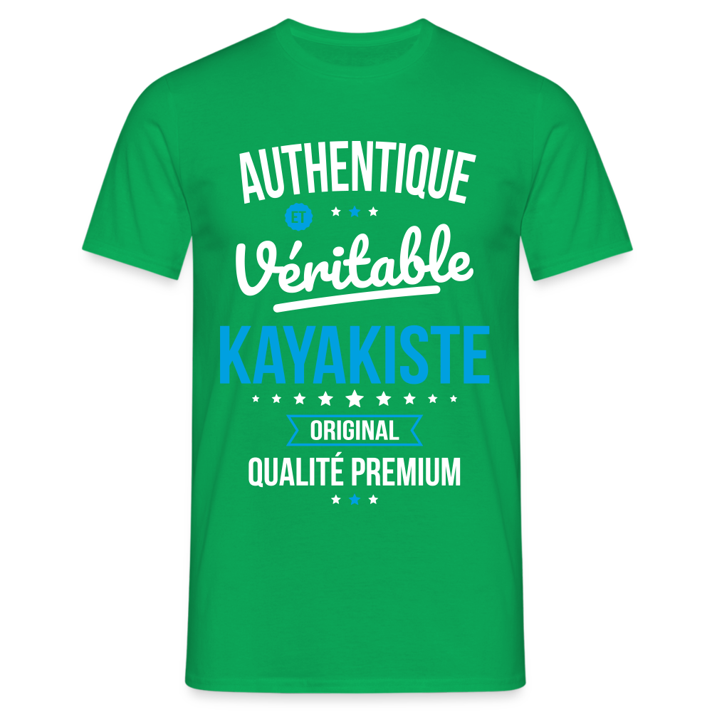 T-shirt Homme - Authentique et véritable Kayakiste - vert