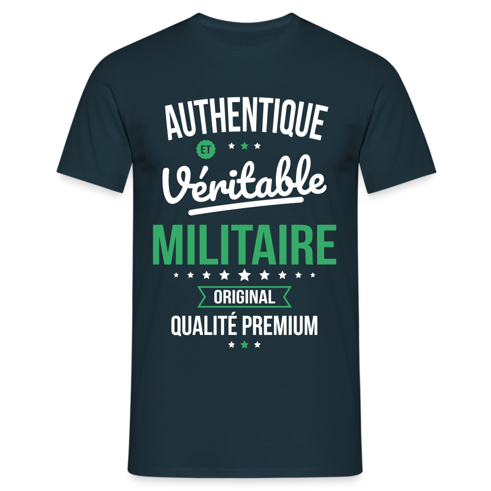 T-shirt Homme - Authentique et véritable Militaire - marine