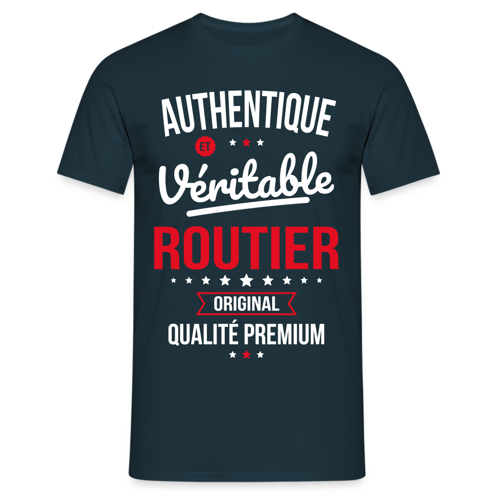 T-shirt Homme - Authentique et véritable Routier - marine