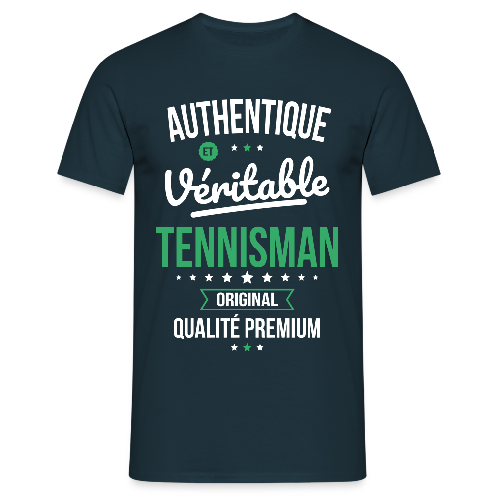 T-shirt Homme - Authentique et véritable Tennisman - marine