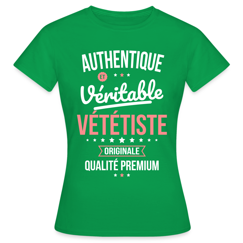 T-shirt Femme - Authentique et véritable Vététiste - vert