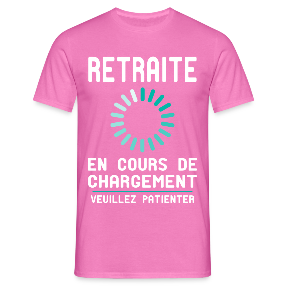 T-shirt Homme -  Retraite en cours de chargement - rose