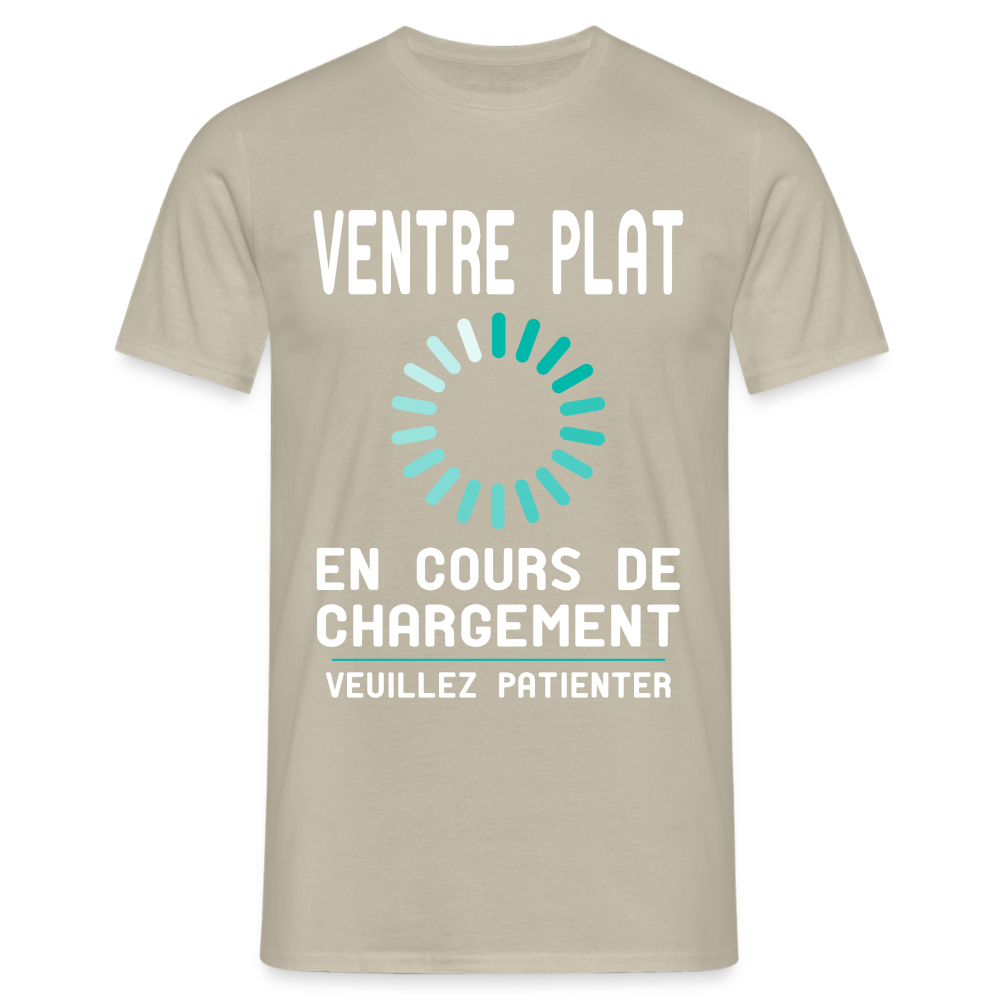 T-shirt Homme -  Ventre plat en cours de chargement - beige sable