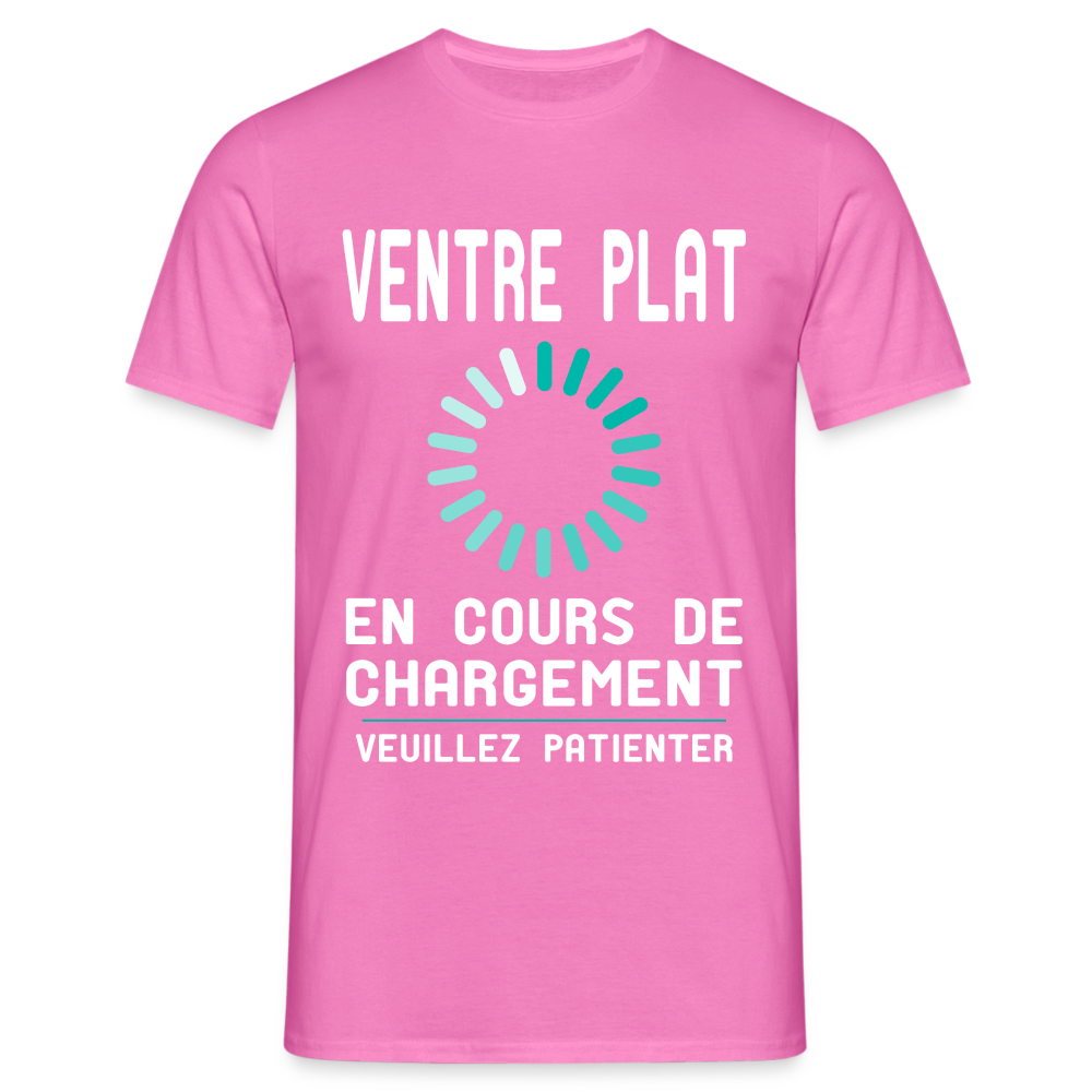 T-shirt Homme -  Ventre plat en cours de chargement - rose