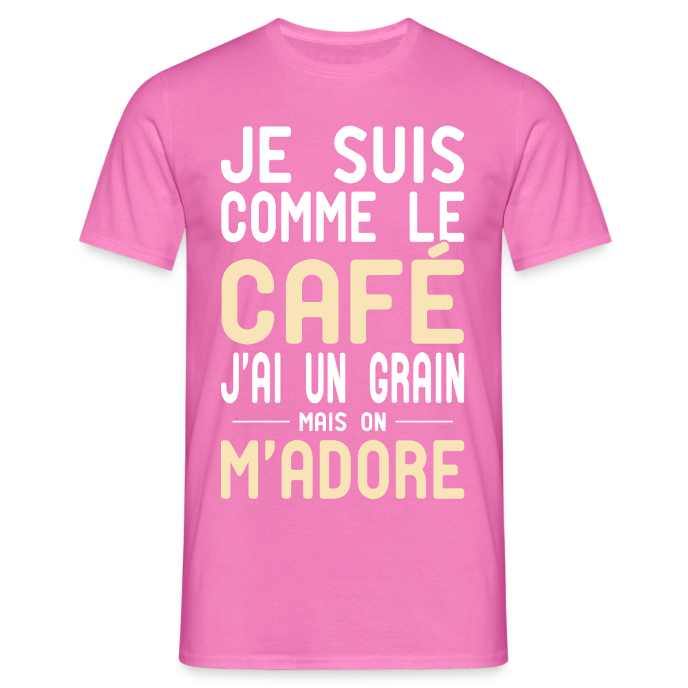 T-shirt Homme - J'ai un grain - Cadeau Humour - rose