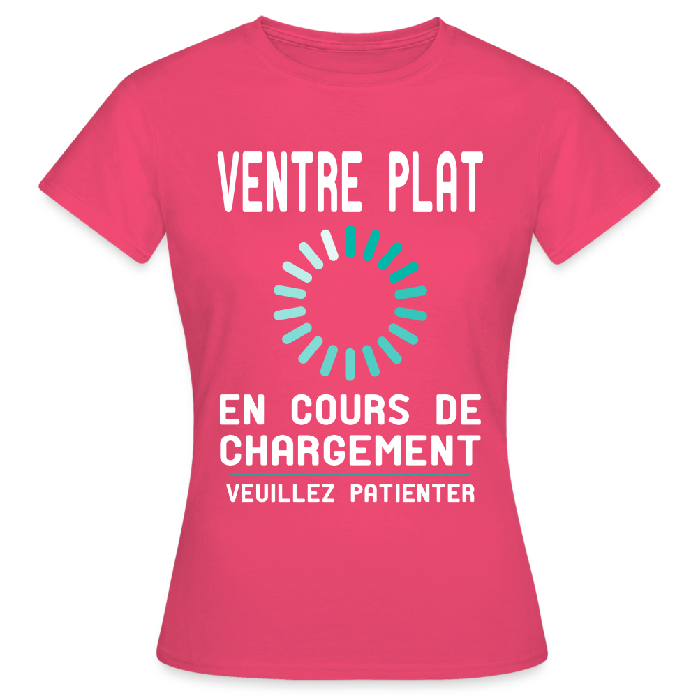 T-shirt Femme - Ventre plat en cours de chargement - rose azalée