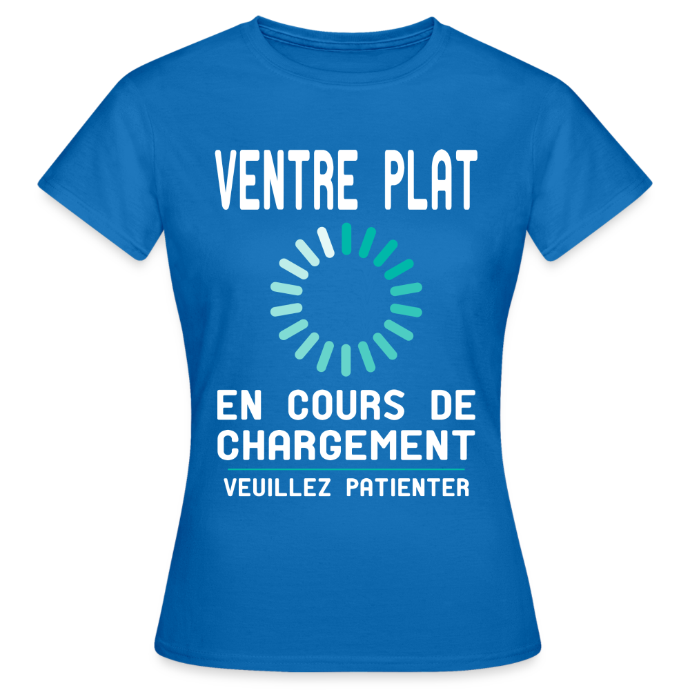 T-shirt Femme - Ventre plat en cours de chargement - bleu royal