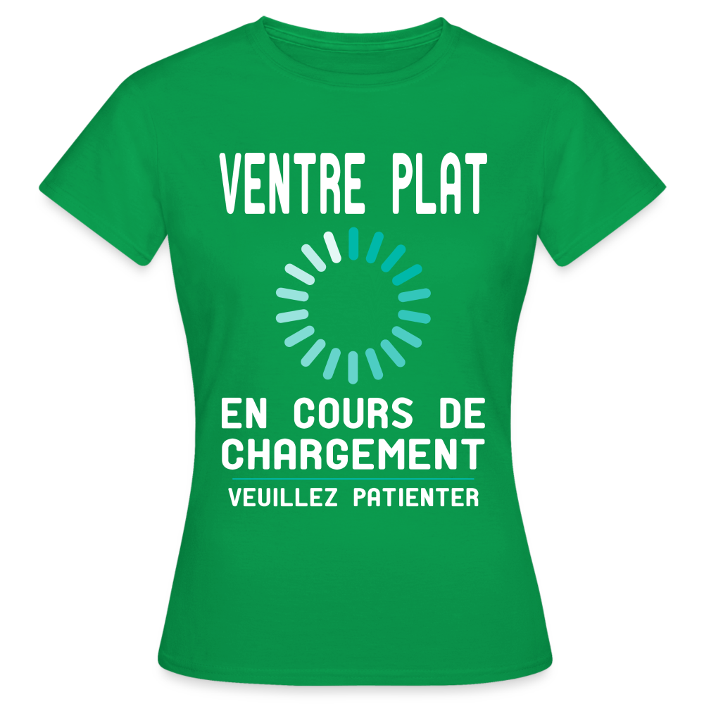 T-shirt Femme - Ventre plat en cours de chargement - vert